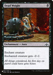 Peso Morto / Dead Weight - Magic: The Gathering - MoxLand