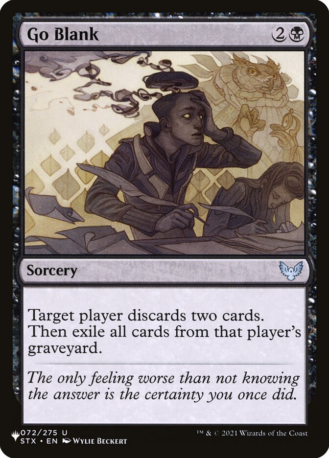 Dar Branco / Go Blank - Magic: The Gathering - MoxLand