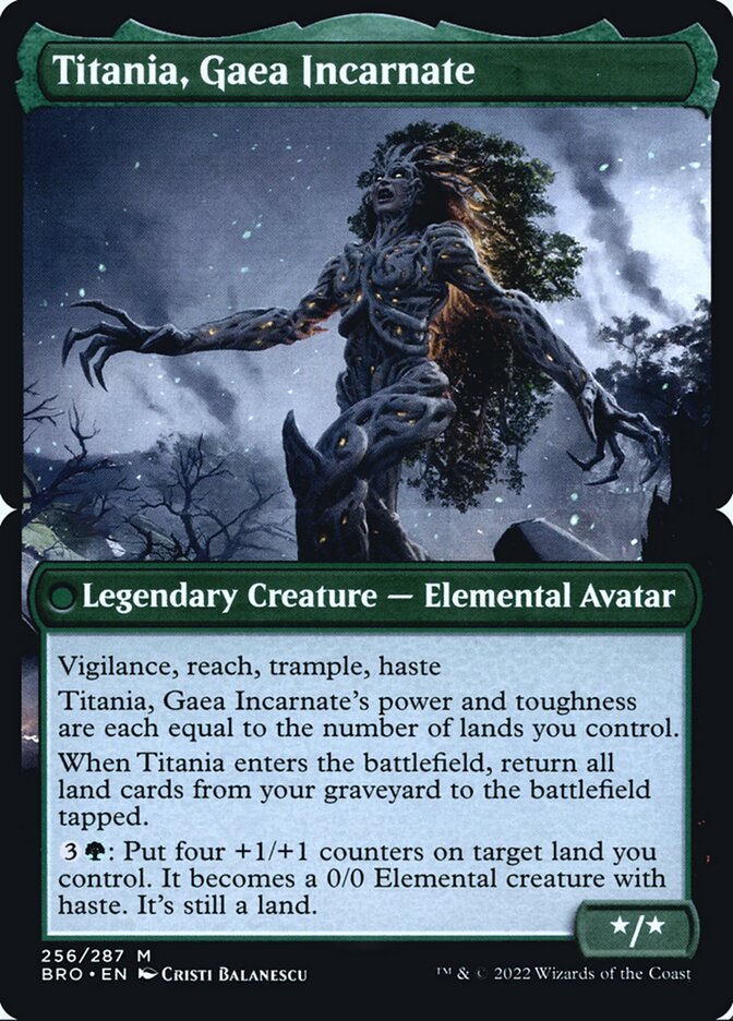 Titania, Gaea Incarnate - Magic: The Gathering - MoxLand