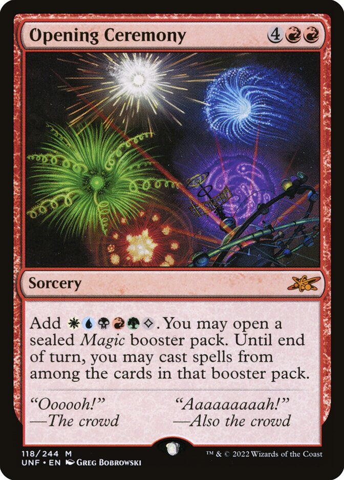 Opening Ceremony - Magic: The Gathering - MoxLand