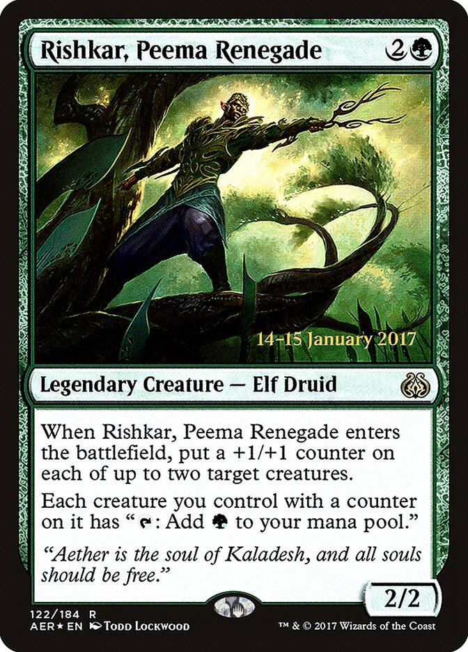 Rishkar, Renegado de Peema / Rishkar, Peema Renegade - Magic: The Gathering - MoxLand