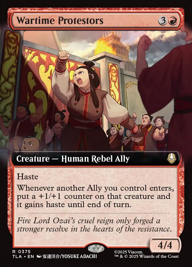 Manifestantes Contra a Guerra / Wartime Protestors - Magic: The Gathering - MoxLand