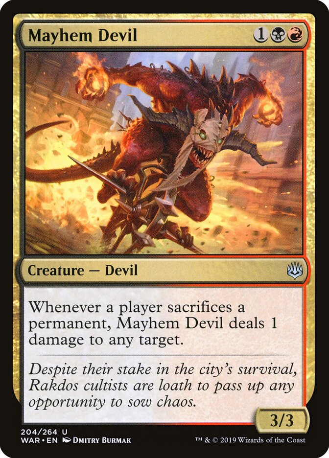 Diabo do Pandemônio / Mayhem Devil - Magic: The Gathering - MoxLand