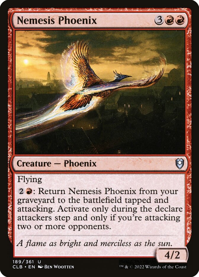 Fênix Nêmesis / Nemesis Phoenix - Magic: The Gathering - MoxLand