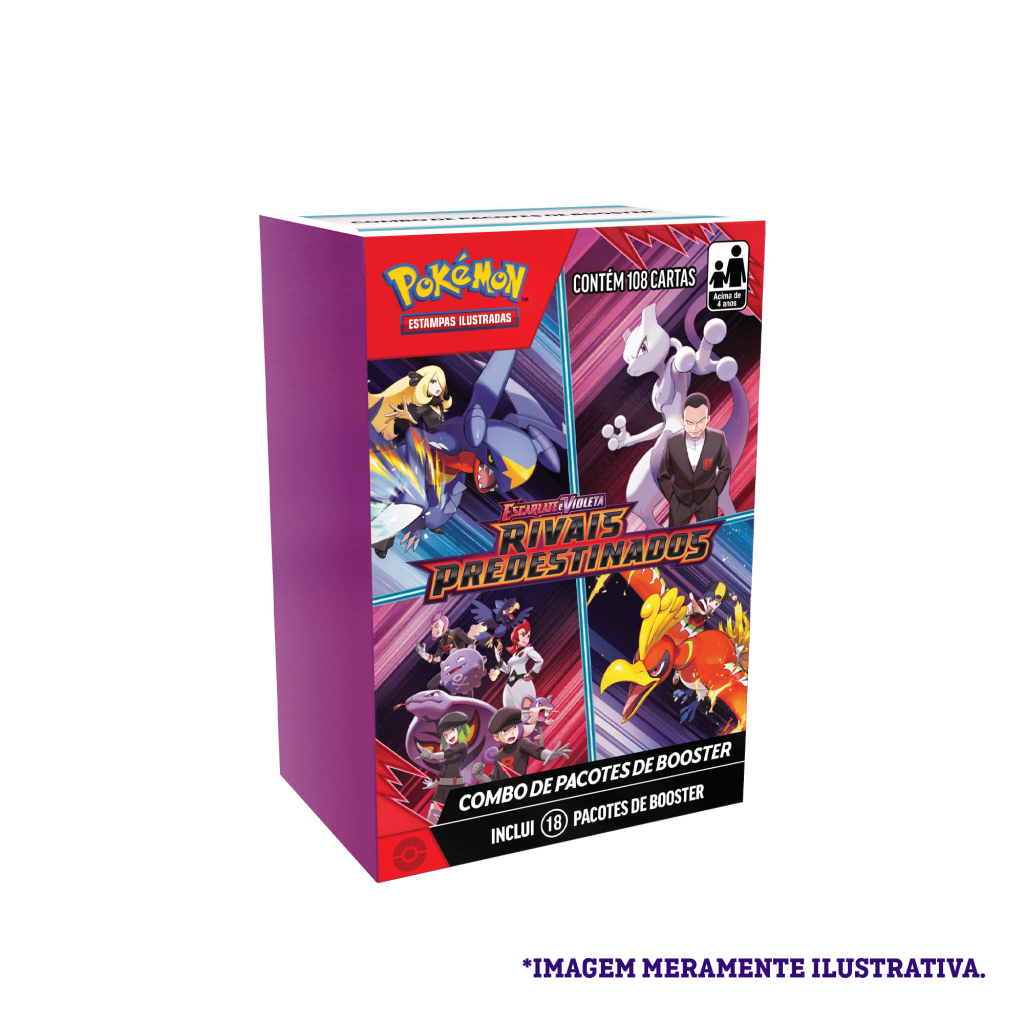 Combo de Boosters - Escarlate e Violeta - Rivais Predestinados - Pokémon TCG - MoxLand