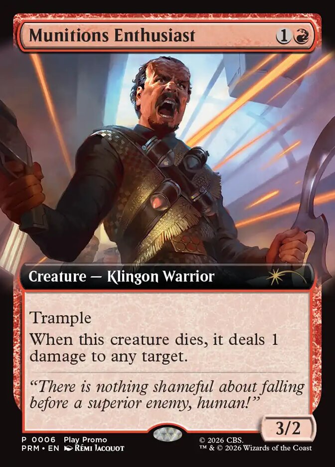 Munitions Enthusiast - Magic: The Gathering - MoxLand