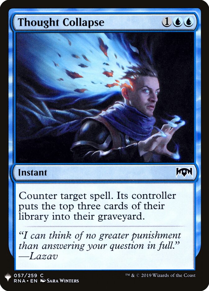 Colapso do Pensamento / Thought Collapse - Magic: The Gathering - MoxLand