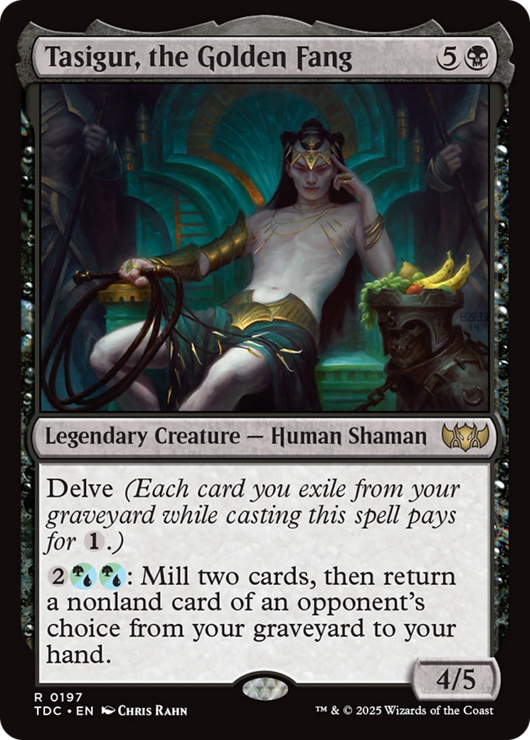 Tasigur, a Presa de Ouro / Tasigur, the Golden Fang - Magic: The Gathering - MoxLand