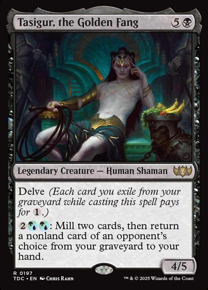 Tasigur, a Presa de Ouro / Tasigur, the Golden Fang - Magic: The Gathering - MoxLand