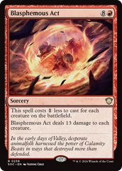 Ato Blasfemo / Blasphemous Act - Magic: The Gathering - MoxLand