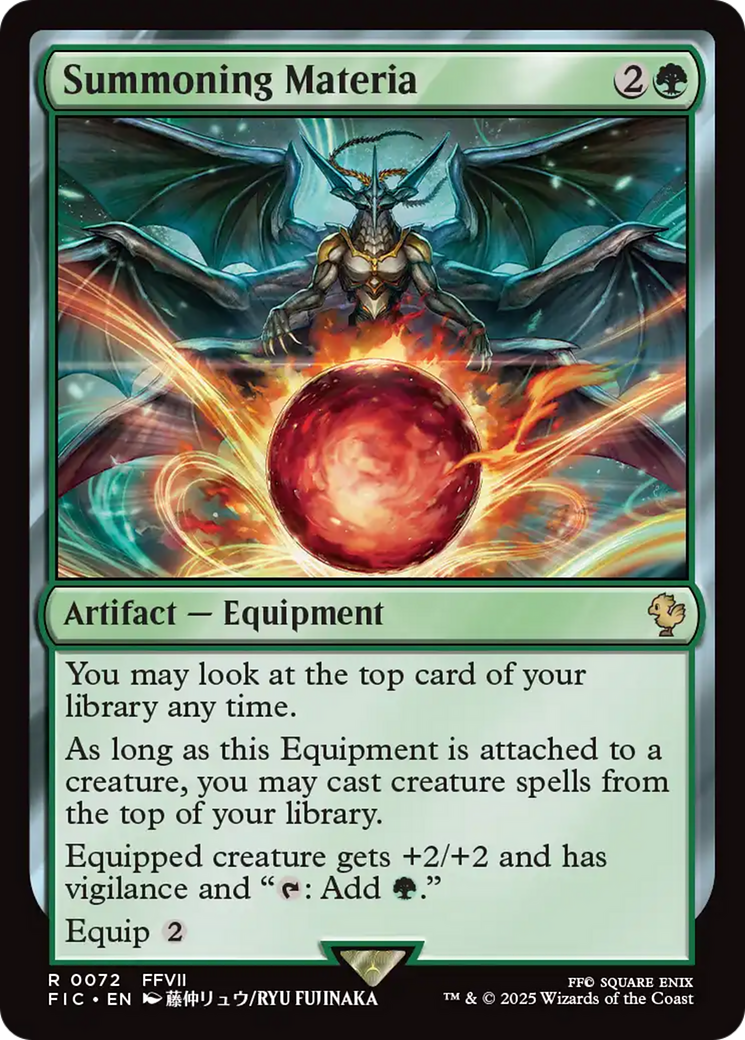 Summoning Materia - Magic: The Gathering - MoxLand