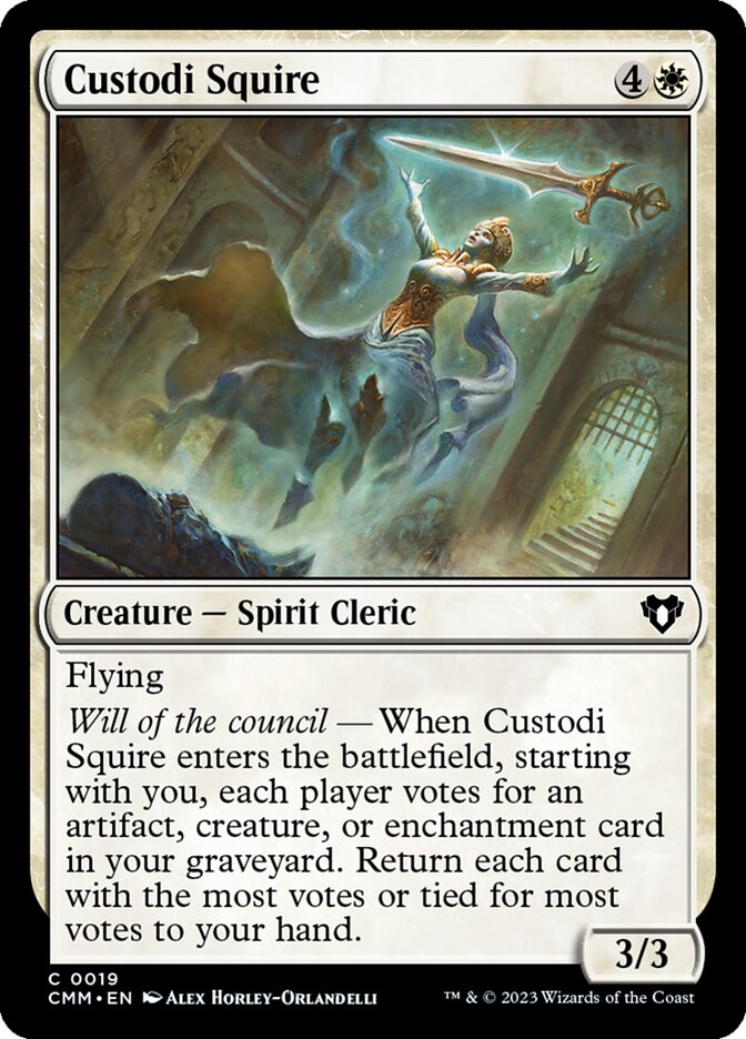 Custodi Escudeira / Custodi Squire - Magic: The Gathering - MoxLand