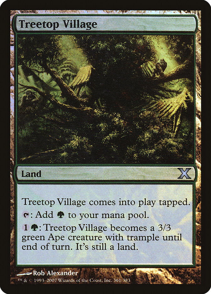 Aldeia nas Copas / Treetop Village - Magic: The Gathering - MoxLand
