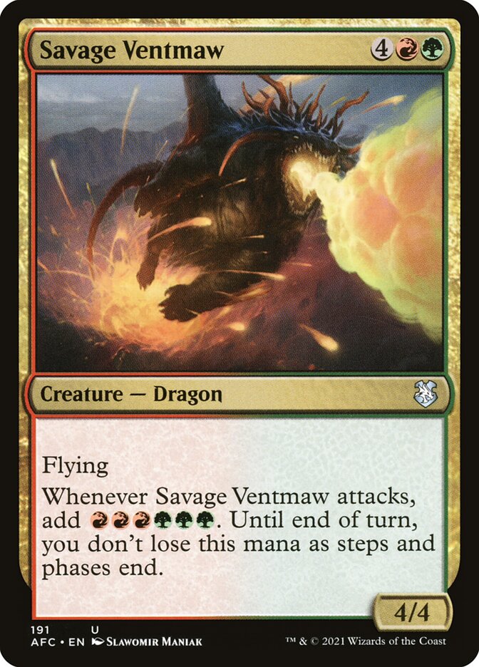 Boca-de-vento Selvagem / Savage Ventmaw - Magic: The Gathering - MoxLand