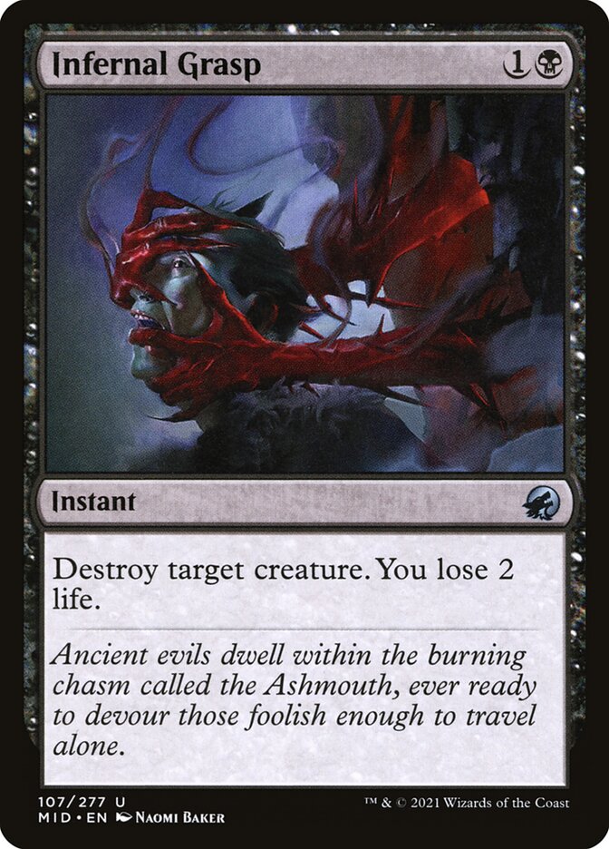 Garras Infernais / Infernal Grasp - Magic: The Gathering - MoxLand