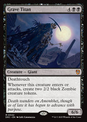 Titã do Túmulo / Grave Titan - Magic: The Gathering - MoxLand