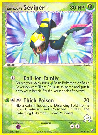 Seviper da Equipe Aqua / Team Aqua's Seviper - MoxLand - MoxLand