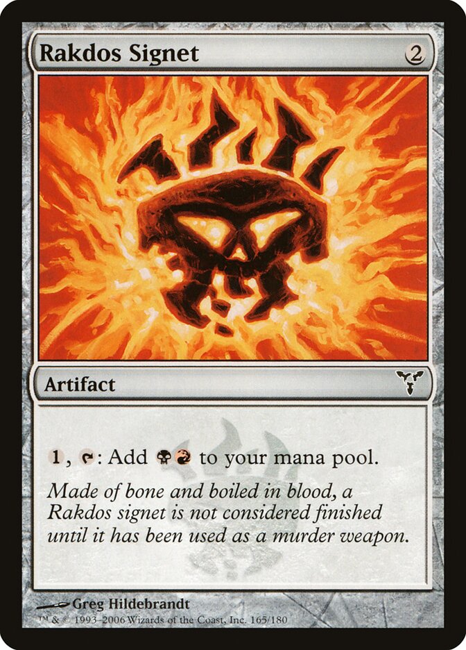 Sinete Rakdos / Rakdos Signet - Magic: The Gathering - MoxLand