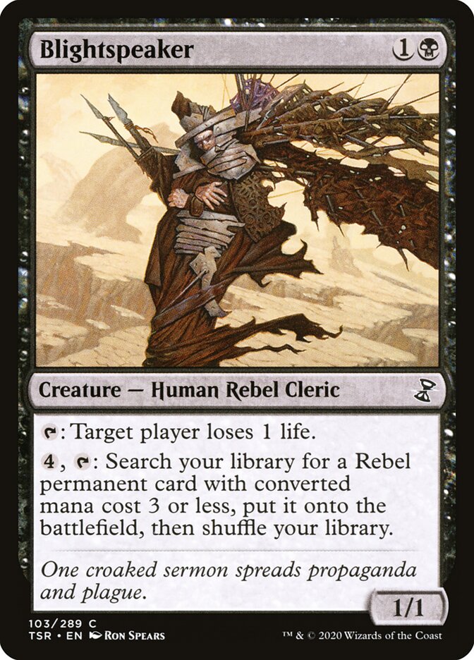 Prega-praga / Blightspeaker - Magic: The Gathering - MoxLand