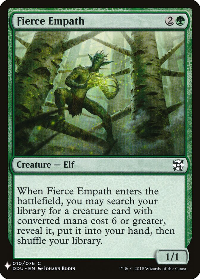 Empático Feroz / Fierce Empath - Magic: The Gathering - MoxLand