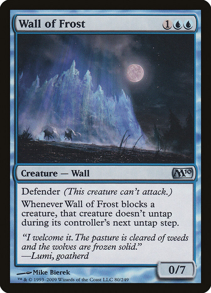 Barreira Congelada / Wall of Frost - Magic: The Gathering - MoxLand