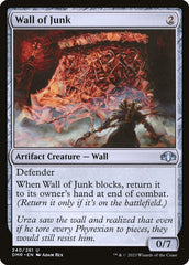 Barreira de Sucata / Wall of Junk - Magic: The Gathering - MoxLand