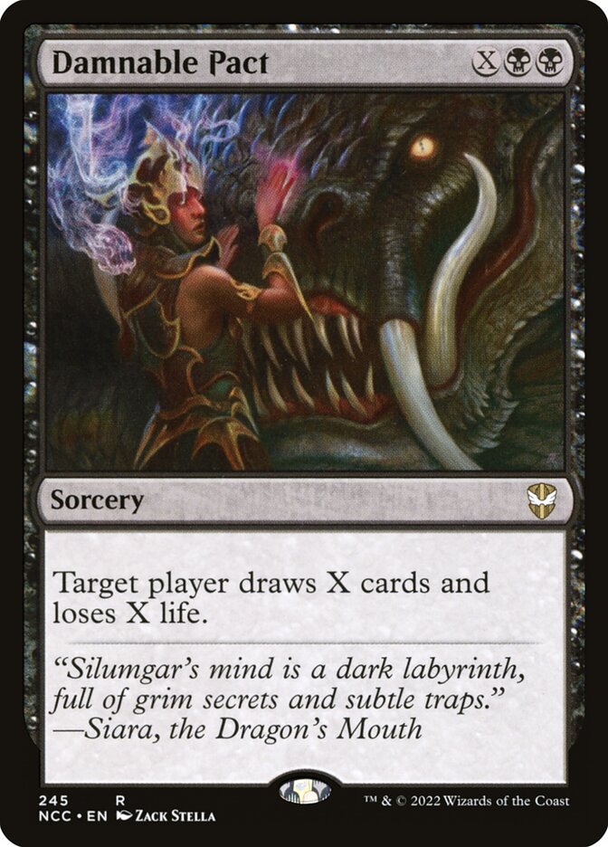 Pacto Condenável / Damnable Pact - Magic: The Gathering - MoxLand