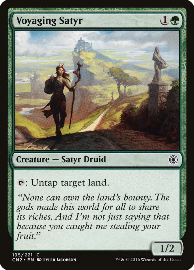 Sátiro Viajante / Voyaging Satyr - Magic: The Gathering - MoxLand