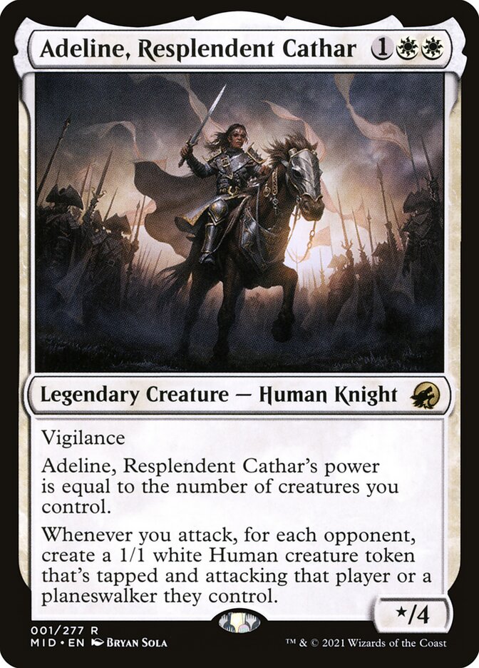Adeline, Cátara Resplandecente / Adeline, Resplendent Cathar - Magic: The Gathering - MoxLand