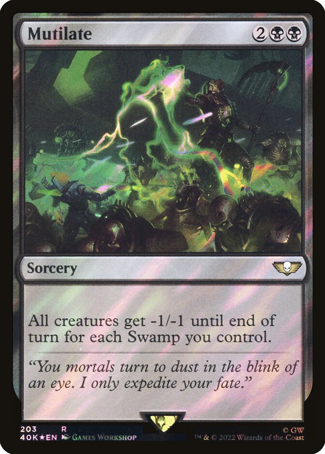 Mutilar / Mutilate - Magic: The Gathering - MoxLand