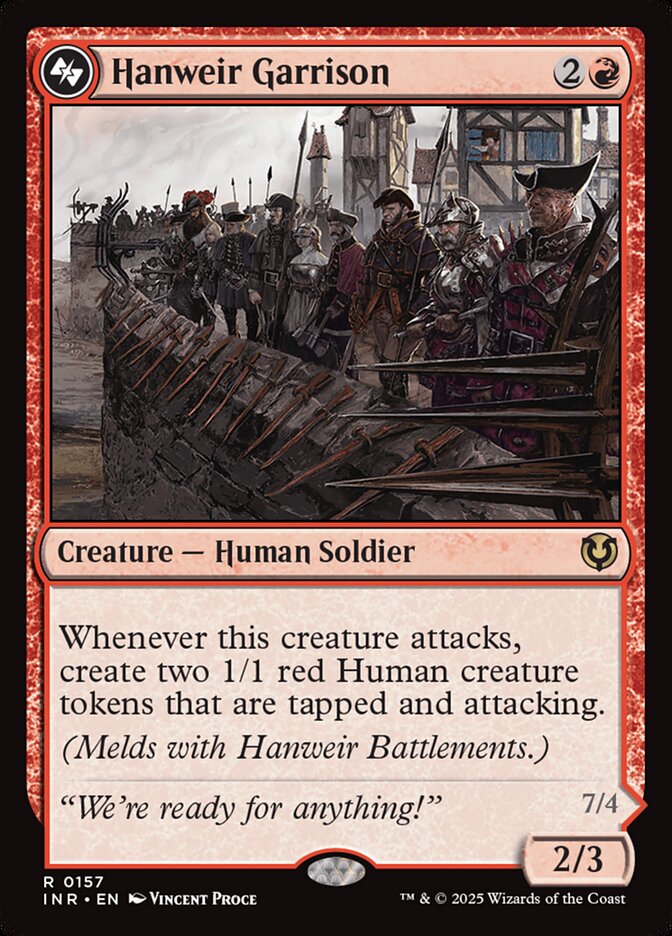 Guarnição de Hanweir / Hanweir Garrison - Magic: The Gathering - MoxLand