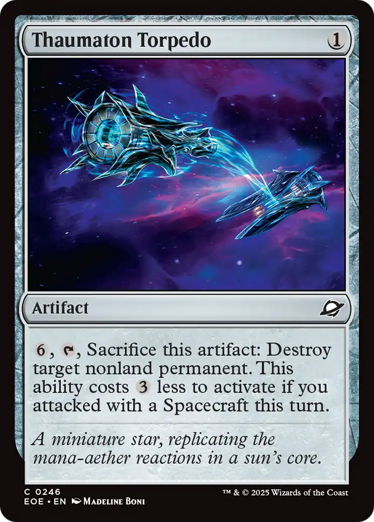 Torpedo Taumatônico / Thaumaton Torpedo - Magic: The Gathering - MoxLand