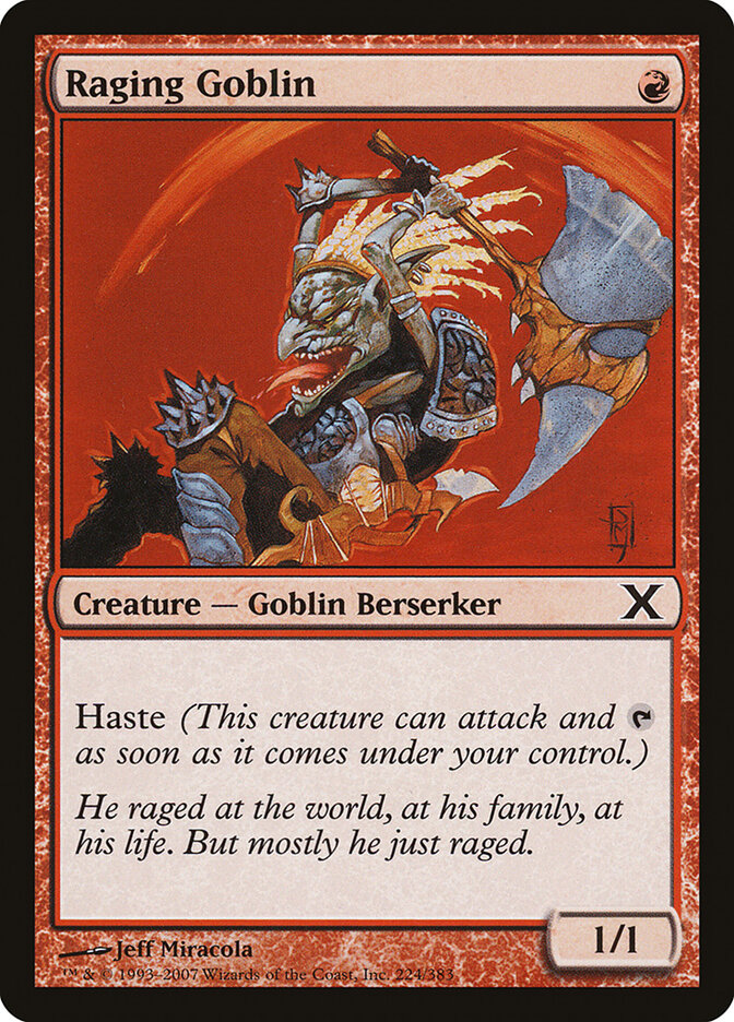 Goblin Enfurecido / Raging Goblin - Magic: The Gathering - MoxLand