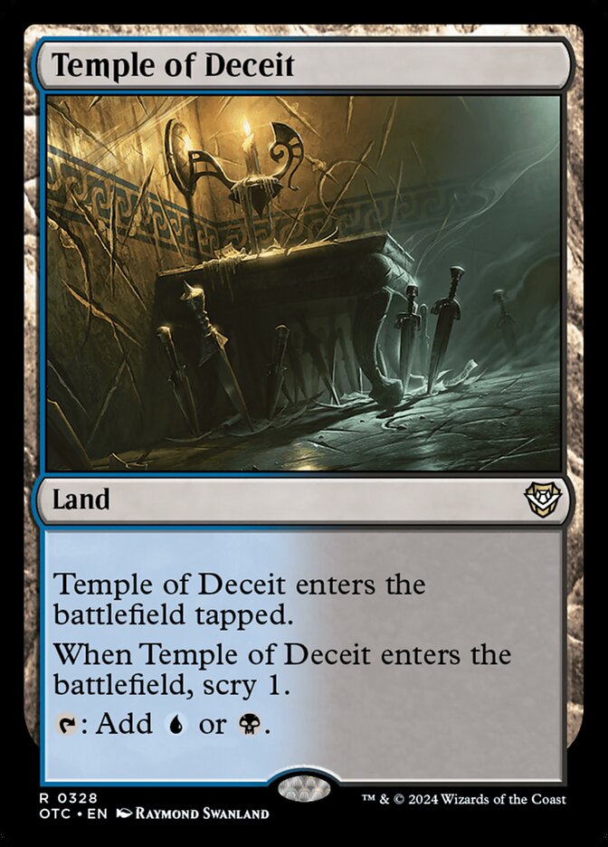 Templo do Engano / Temple of Deceit - Magic: The Gathering - MoxLand
