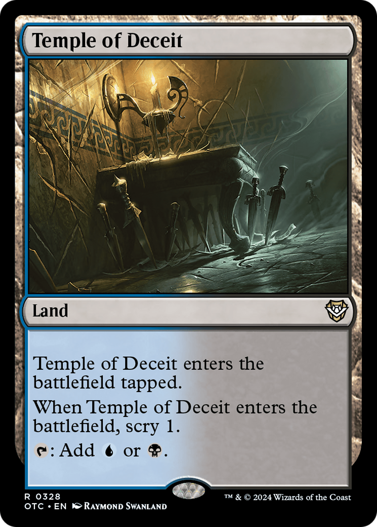 Templo do Engano / Temple of Deceit - Magic: The Gathering - MoxLand