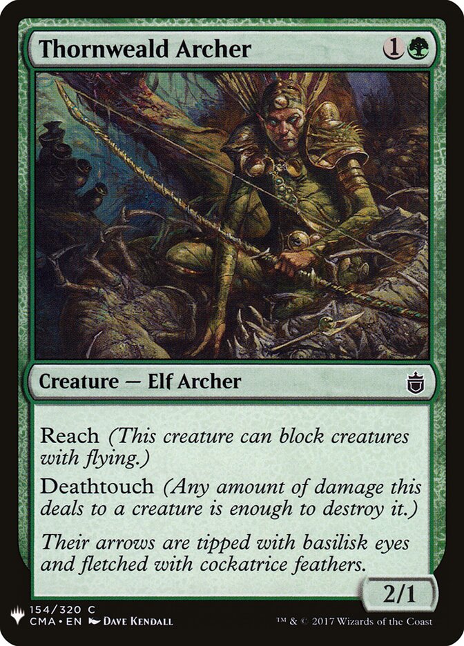 Arqueiro de Espinoflora / Thornweald Archer - Magic: The Gathering - MoxLand