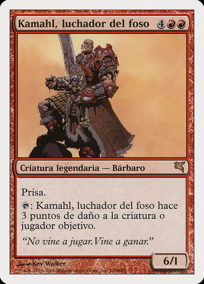 Kamahl, Lutador da Liça / Kamahl, Pit Fighter - Magic: The Gathering - MoxLand