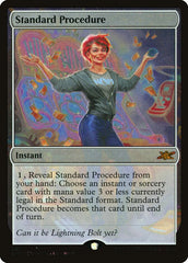 Standard Procedure - Magic: The Gathering - MoxLand