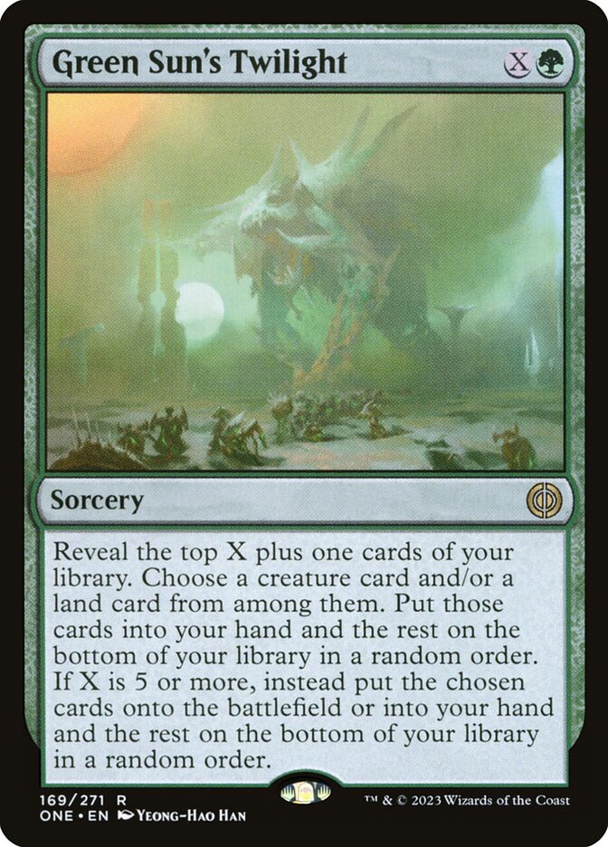 Crepúsculo do Sol Verde / Green Sun's Twilight - Magic: The Gathering - MoxLand