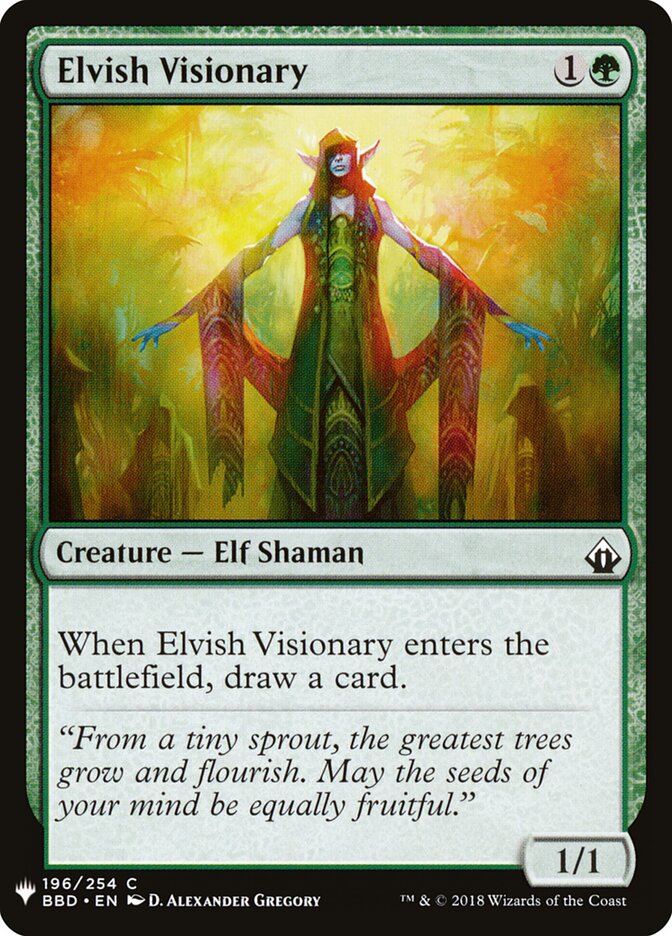 Visionário Élfico / Elvish Visionary - Magic: The Gathering - MoxLand