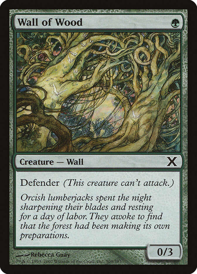Barreira de Madeira / Wall of Wood - Magic: The Gathering - MoxLand