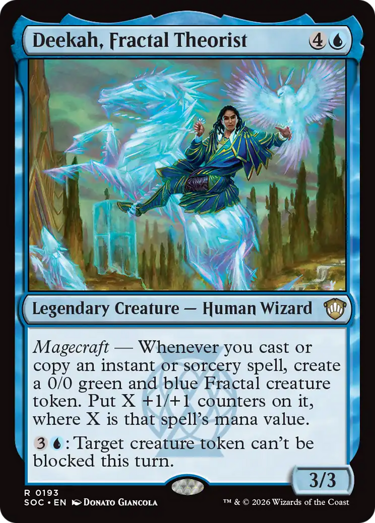 Deekah, Teórica dos Fractais / Deekah, Fractal Theorist - Magic: The Gathering - MoxLand