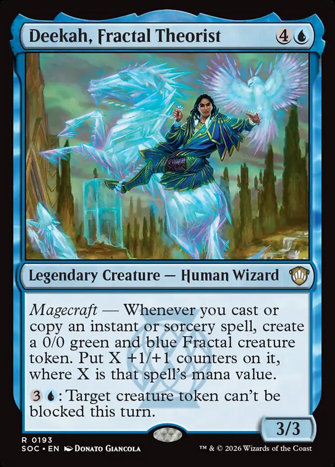 Deekah, Teórica dos Fractais / Deekah, Fractal Theorist - Magic: The Gathering - MoxLand