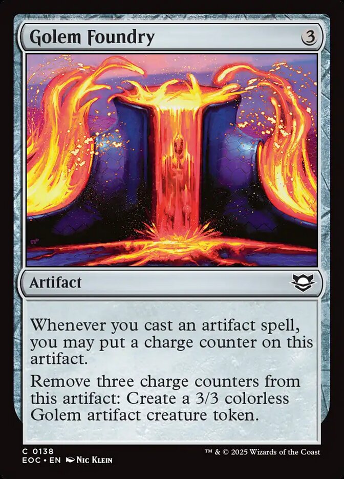 Fundição de Golem / Golem Foundry - Magic: The Gathering - MoxLand