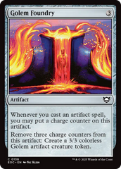 Fundição de Golem / Golem Foundry - Magic: The Gathering - MoxLand
