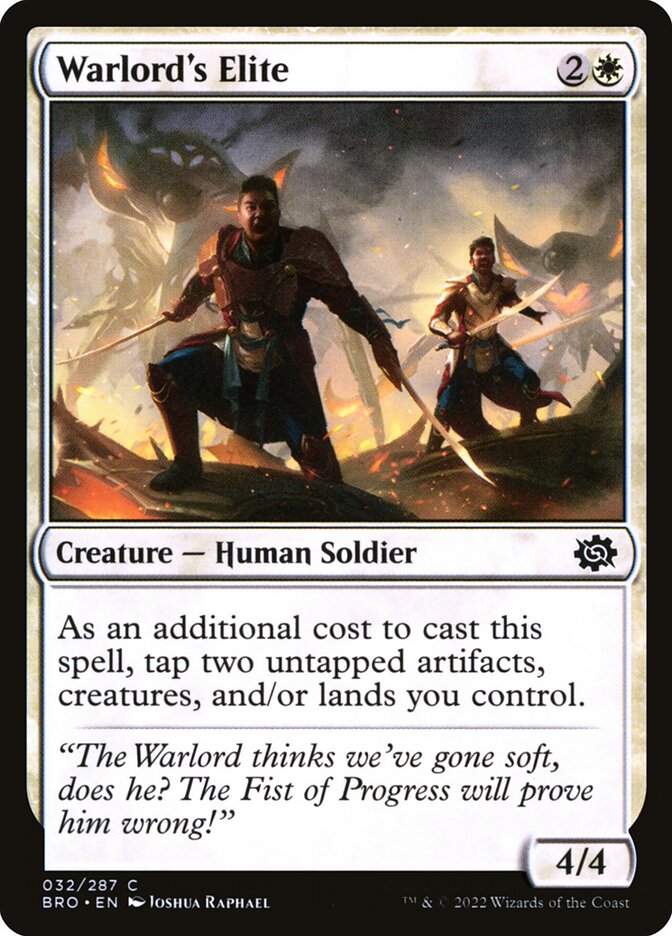 Elite do Senhor da Guerra / Warlord's Elite - Magic: The Gathering - MoxLand