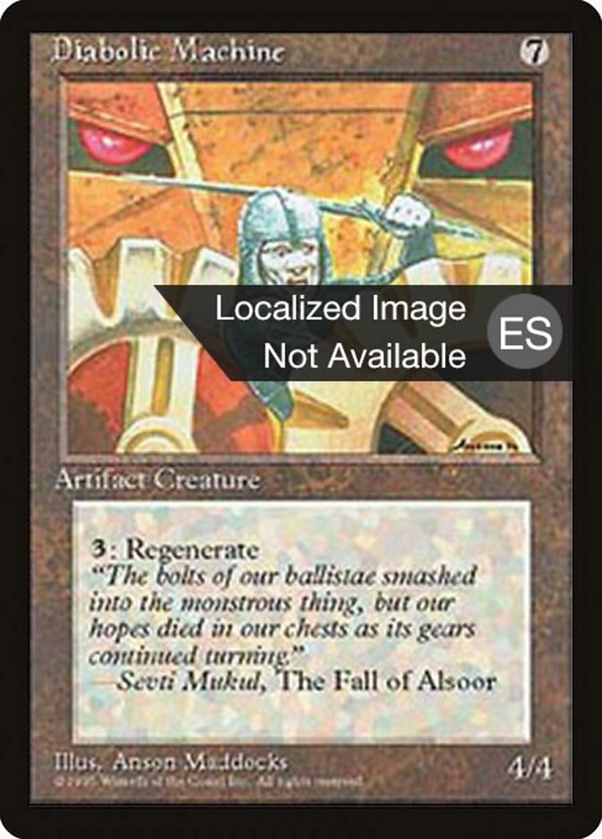Máquina Diabólica / Diabolic Machine - Magic: The Gathering - MoxLand