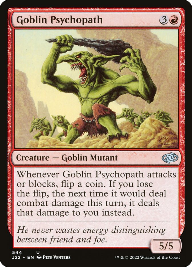 Goblin Psicopata / Goblin Psychopath - Magic: The Gathering - MoxLand