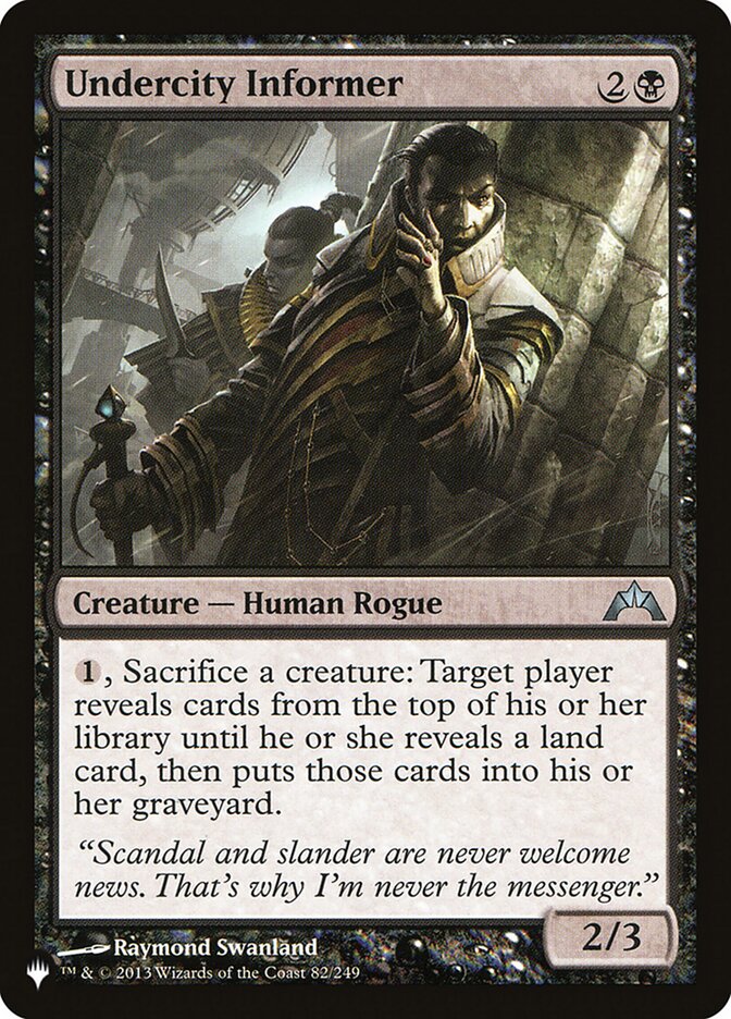 Informante do Submundo / Undercity Informer - Magic: The Gathering - MoxLand