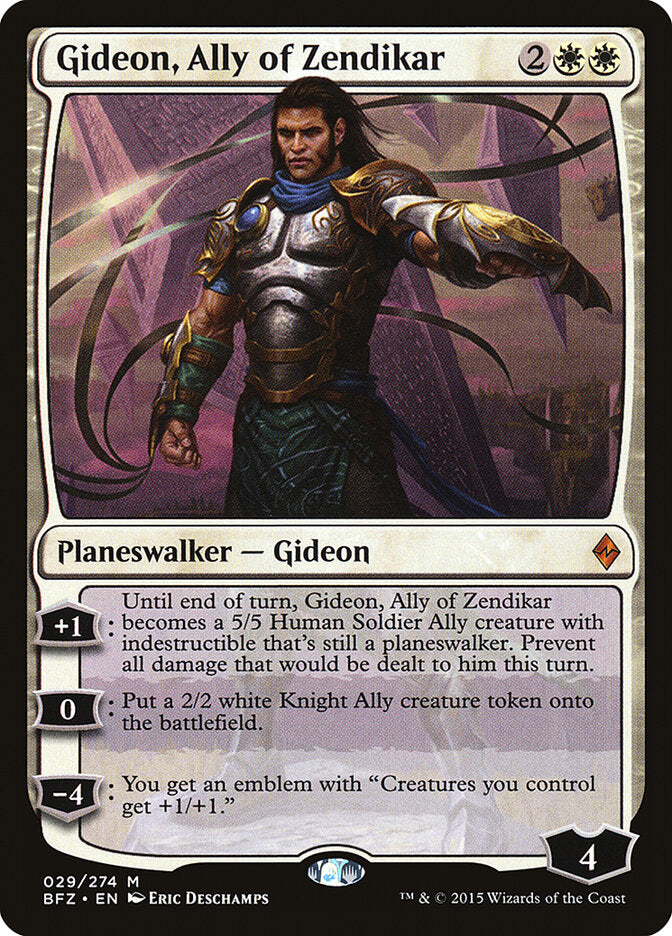 Gideon, Aliado de Zendikar / Gideon, Ally of Zendikar - Magic: The Gathering - MoxLand